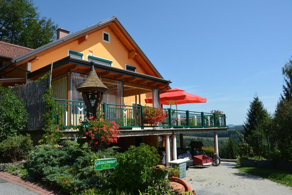 Gaestehaus Schmid Sankt Johann im Saggautal Dış mekan fotoğraf