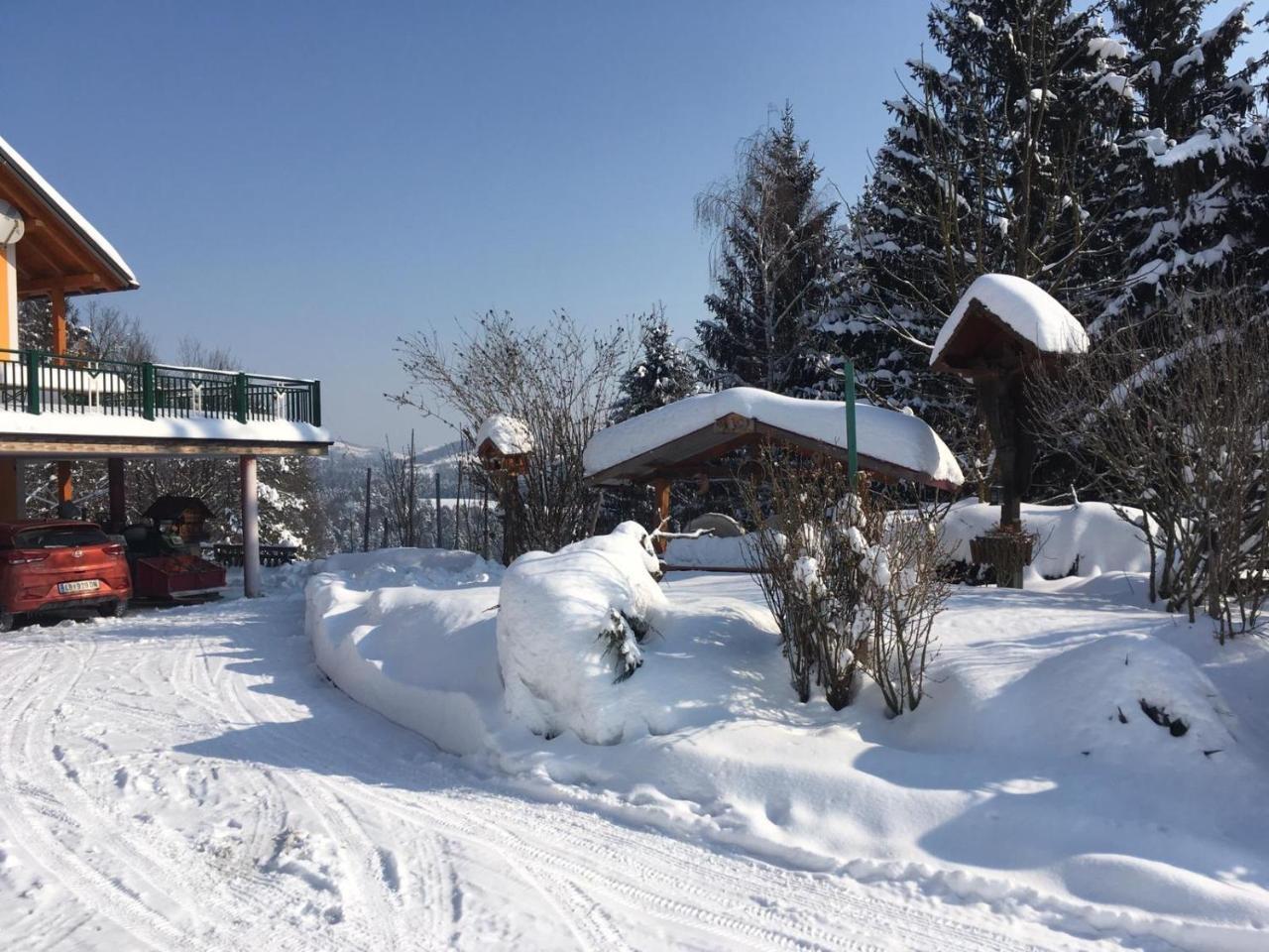 Gaestehaus Schmid Sankt Johann im Saggautal Dış mekan fotoğraf